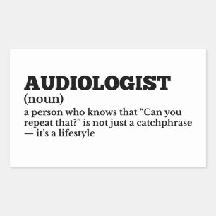 Funny Hearing Doctor Definition Sticker