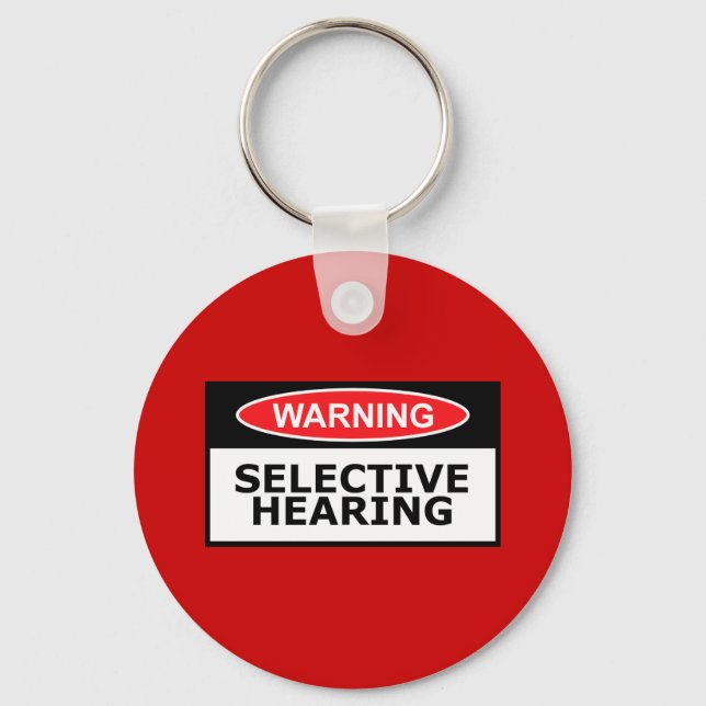 Funny hearing keychain (Front)