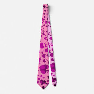 Funny Heart Pattern VI + your backgr. colour & tex Tie