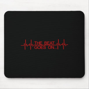 Funny Heart Transplant Art Men Women Heart Attack Mouse Pad