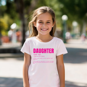 Funny Heartfelt Daughter Definition T-Shirt