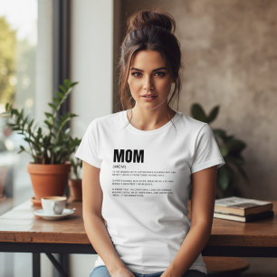 Funny Heartfelt Mom Definition T-Shirt