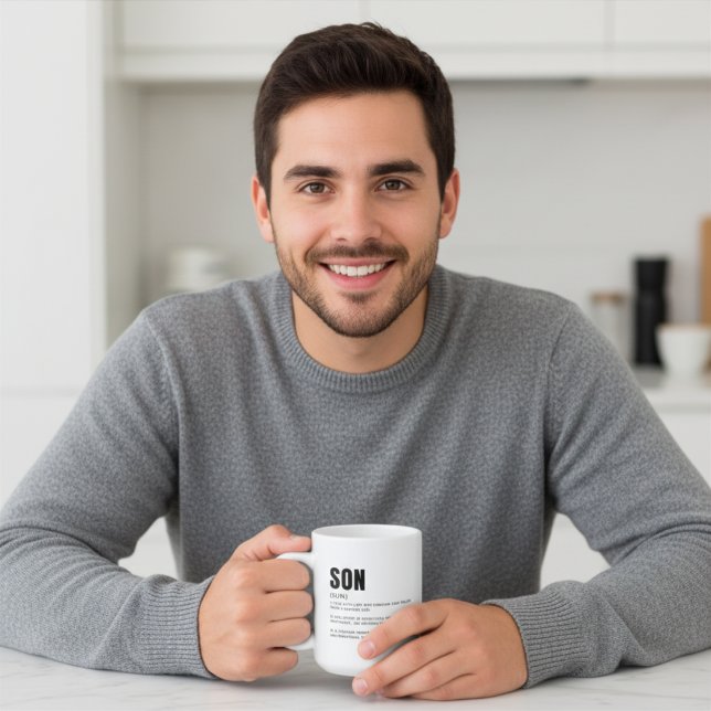 Funny Heartfelt Son Definition Coffee Mug (Creator Uploaded)