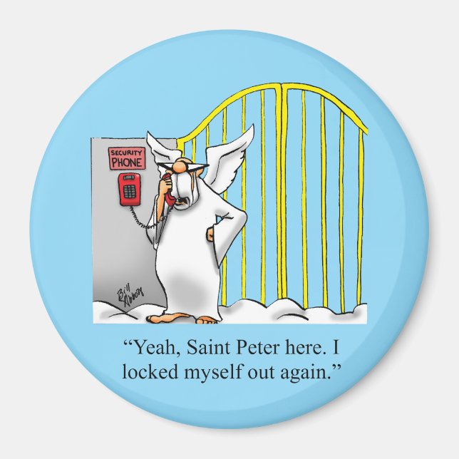 Funny Heavenly Humor Magnet (Front)
