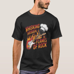 Funny Heavy Metal Baker Rock and Roll Chef T-Shirt