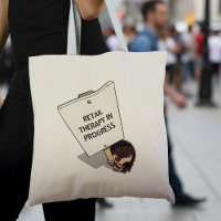 Funny Hedgehog Cartoon Protestor With Placard