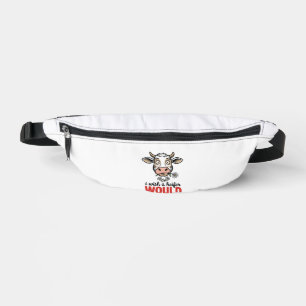 Funny Heifer Cow Vintage Engraving Shirt Design_1 Fanny Pack