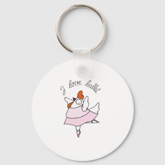 funny hen keychain