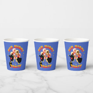 Funny Hen Night Party Chickens Design Paper Cups