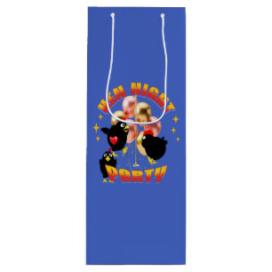 Funny Hen Night Party Chickens Design Wine Gift Bag