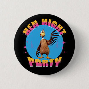 Funny Hens Night Chicken Party Humour 2 Inch Round Button