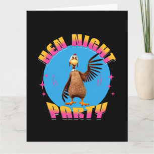 Funny Hens Night Chicken Party Humour Card