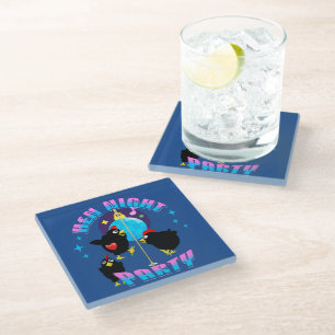 Funny Hens Night Chicken Party Humour Glass Coaster