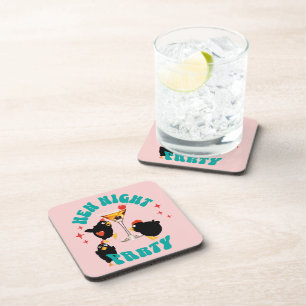 Funny Hens Night Party Funny Chicken  Coaster
