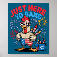 Funny here to bang chicken fcawf bird staff flag 