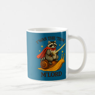 Funny hero vintage raccoon twas the tism m lord coffee mug