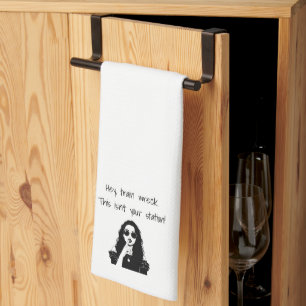 Funny Hey, Train Wreck This Isn't Your Station  Kitchen Towel