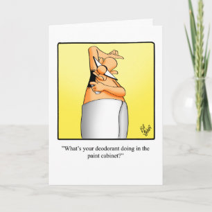 Funny Hi And Hello Humour Greeting Card