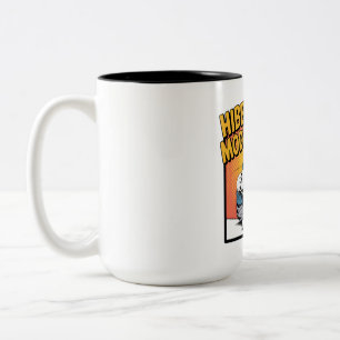 Funny Hibernation Mode Cat Winter Cozy Coffee Two-Tone Coffee Mug