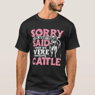Funny Highland Cow Apparel Highland Cattle Farmer  T-Shirt