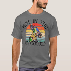 Funny Highland Cow Bandana Not In The Mood Western T-Shirt