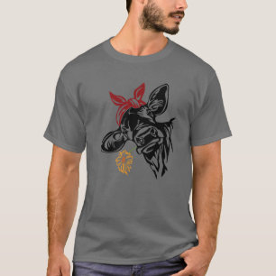 Funny Highland Cow Not Today Heifer Cow Lovers Far T-Shirt