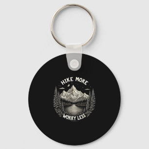 Funny hike more hiking hiker humour camping keychain