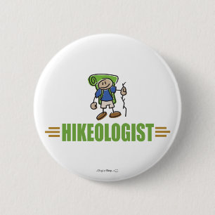 Funny Hiking 2 Inch Round Button