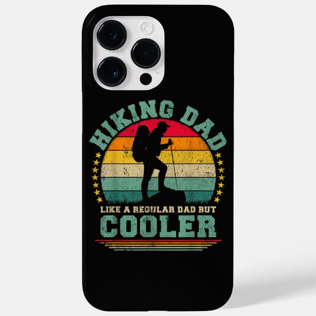 Funny Hiking Dad Like A Regular Dad Hiking Case-Mate iPhone Case (Back)