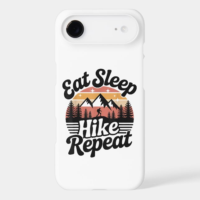 Funny Hiking Eat Sleep Hike Repeat (Back)