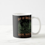 Funny Hiking Raccoon Out Of Breath Joke  Coffee Mug<br><div class="desc">Funny Hiking Raccoon Out Of Breath Joke</div>
