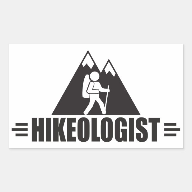 Funny Hiking Sticker (Front)