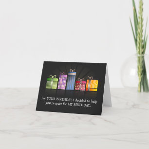 Funny Hilarious Birthday Card Gift of Money