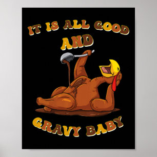 Funny Hilarious Thanksgiving Turkey Design Good An Poster