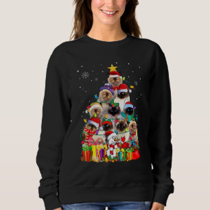 Funny Himalayan Christmas Tree Cute Pet Cat Lover Sweatshirt