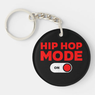 Funny Hip Hop Design For Men Women 90s Hip Hop Dan Keychain