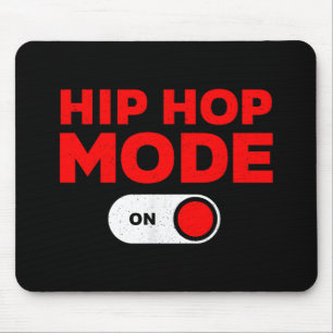 Funny Hip Hop Design For Men Women 90s Hip Hop Dan Mouse Pad