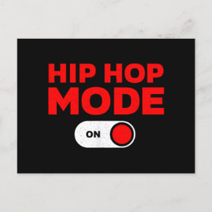 Funny Hip Hop Design For Men Women 90s Hip Hop Dan Postcard