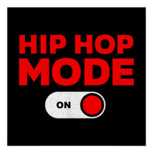 Funny Hip Hop Design For Men Women 90s Hip Hop Dan Poster