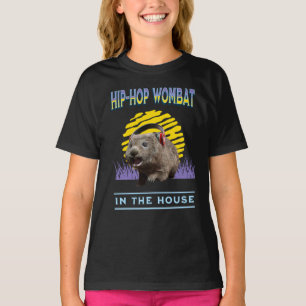 Funny Hip Hop Wombat Music Humour T-Shirt