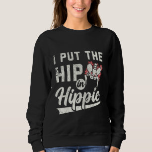 Funny Hip Surgery Recovery Floral Hip Joint Replac Sweatshirt