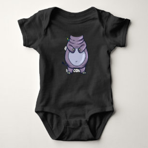 Funny Hippo Body Headless Halloween Mammal Costume Baby Bodysuit