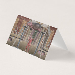 Funny Hippo On High Wire