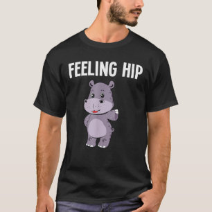 Funny Hippopotamus Designs For Kids Toddlers Hippo T-Shirt