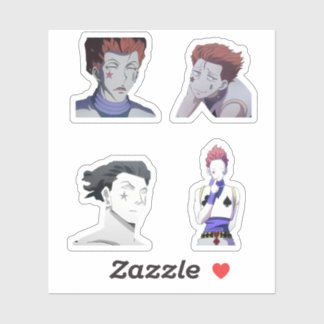 funny hisoka hunter x hunter anime sticker pack 