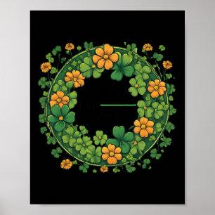 Funny Hispanic St. Patrick's Day Kiss Me I’m Irish Poster