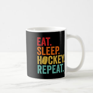 Funny Hockey Art For Boys Kids Men Adult Vintage I Coffee Mug