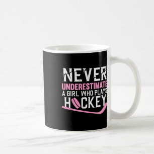 Funny Hockey Art For Girls Women Field Hockey Play Coffee Mug