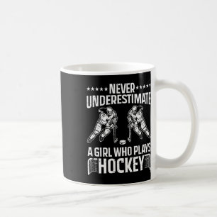 Funny Hockey Art For Girls Women Field Hockey Play Coffee Mug