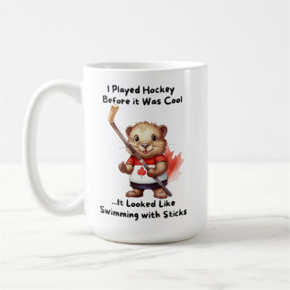 Funny Hockey Beaver Mug
